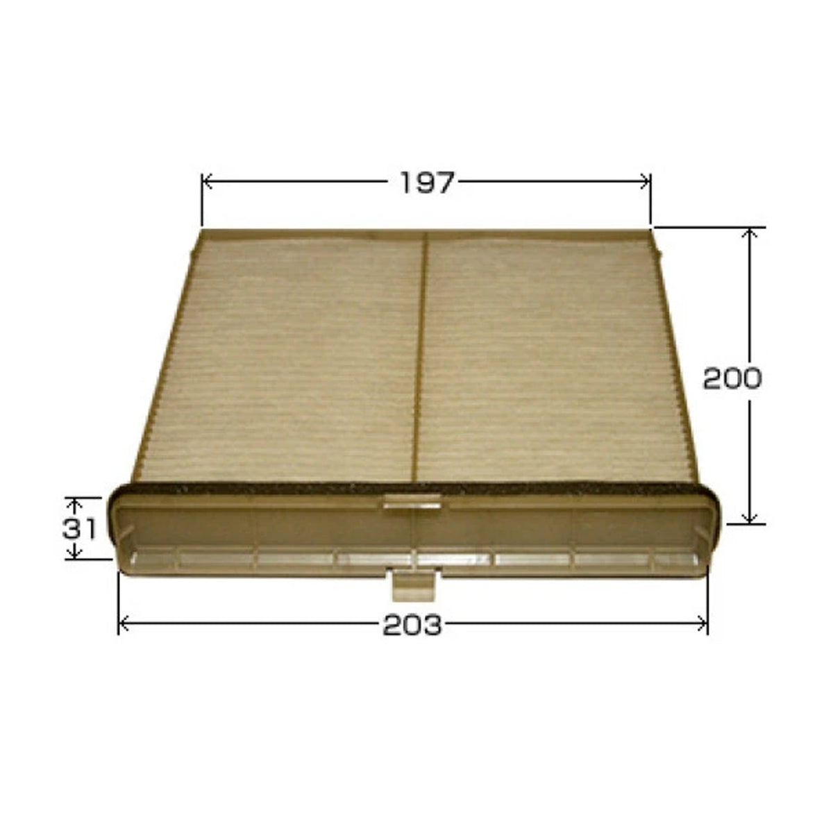 VIC Cabin Filter AC-408E for Mazda CX3, Mazda 2 P5-VPS, Mazda 3 PY-VPS