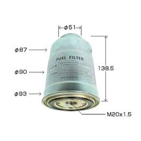 VIC Fuel Filter FC-409 for Kia Ceres, Ford Ranger, Isuzu 6HF1