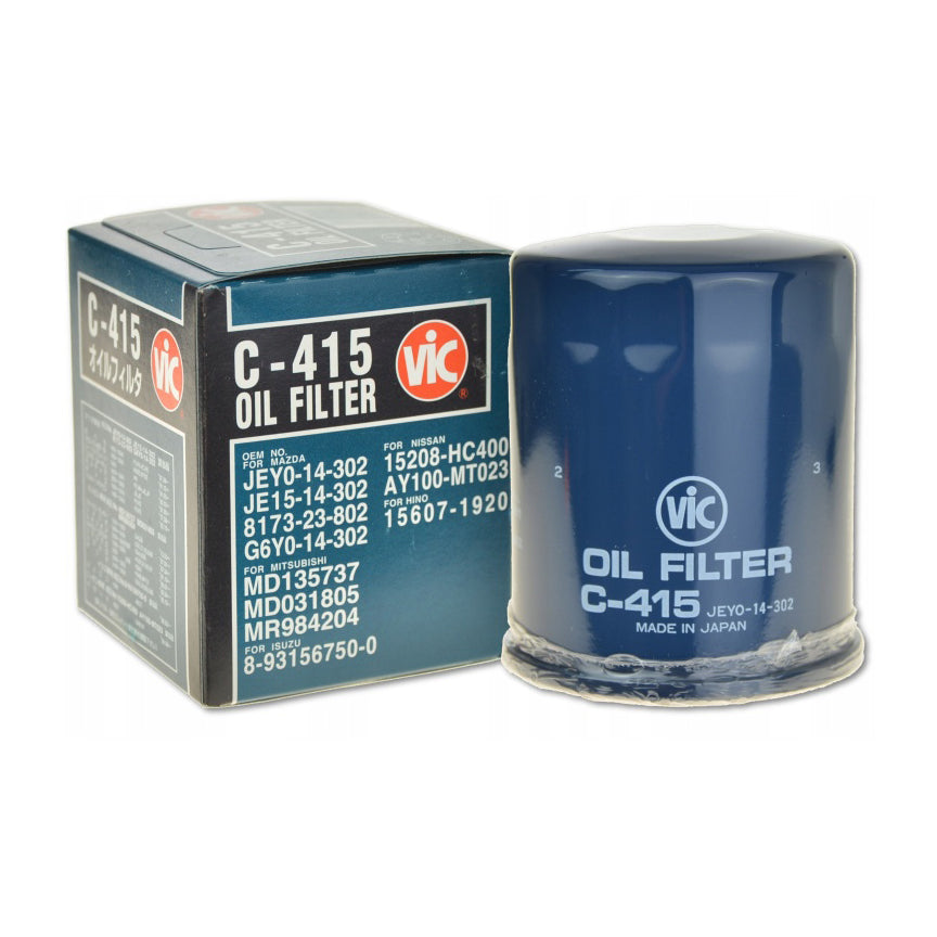 VIC Oil Filter C-415 for Mitsubishi Lancer, 2004 Lancer MX, Galant, Spacewagon, Mirage, Adventure, Mazda 626, E2000, Hyundai Excel, Cherry QQ