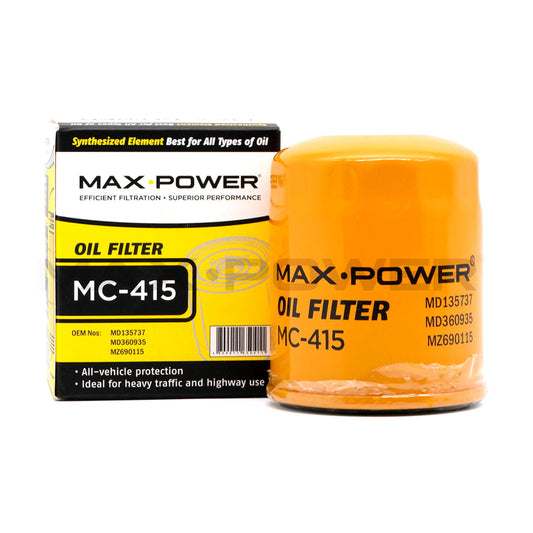 Max Power Oil Filter MC-415 for Mitsubishi Adventure Gas, ASX, Lancer, Galant, Mirage, Xpander