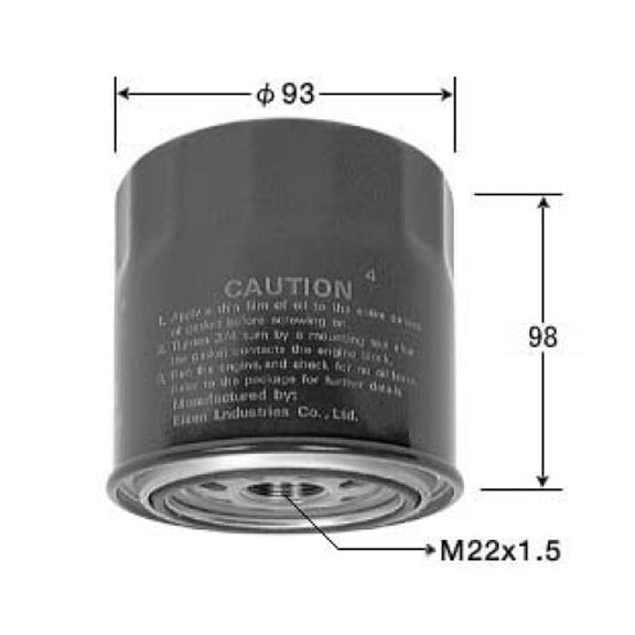 VIC Oil Filter C-417 for Mazda 3, Tribute