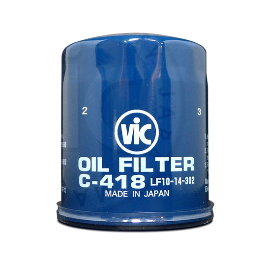 VIC Oil Filter C-418 for Mazda 3, 6, BT-50, Ford Ecosport, Ranger, Toyota Land Cruiser, Hilux