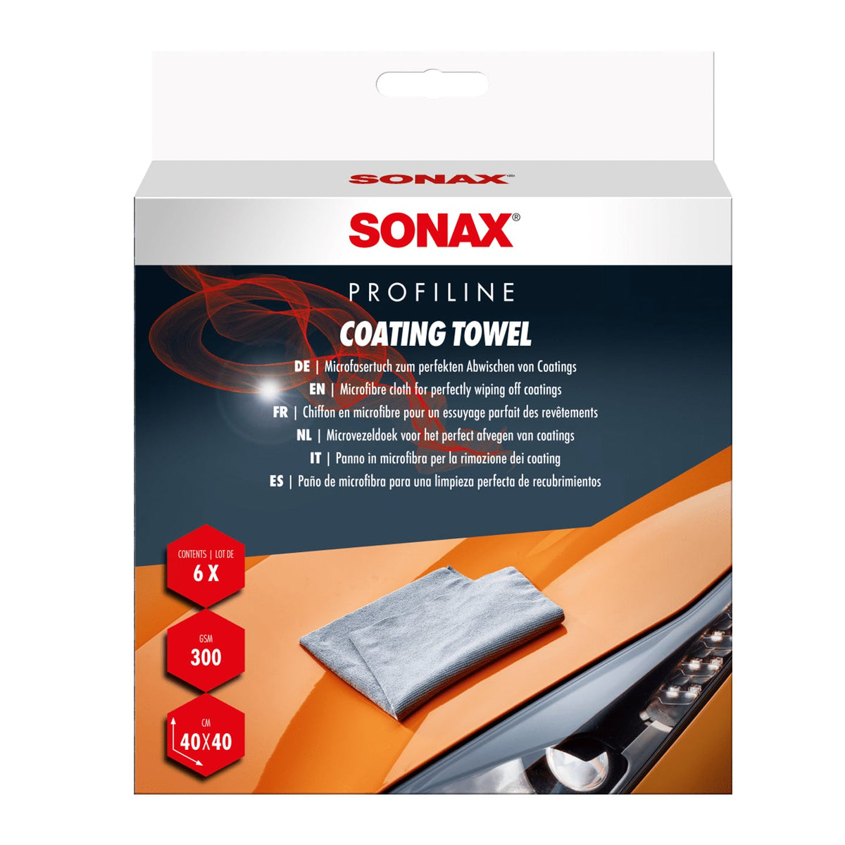 Sonax Coating Towel 40cm x 40cm 6pcs./pk.