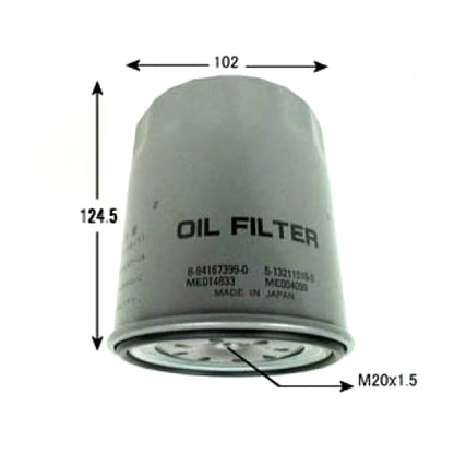 VIC Oil Filter C-503 for Isuzu KB, Crosswind, Hi-lander, Mitsubishi Canter
