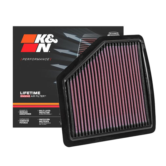 K&N Engine Air Filter Washable 33-5037 for Honda HRV 1.8 2015-2018