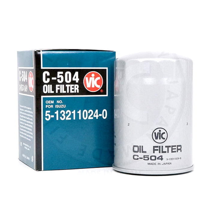 VIC Oil Filter C-504 for Kia Pregio 2.7, Isuzu C240