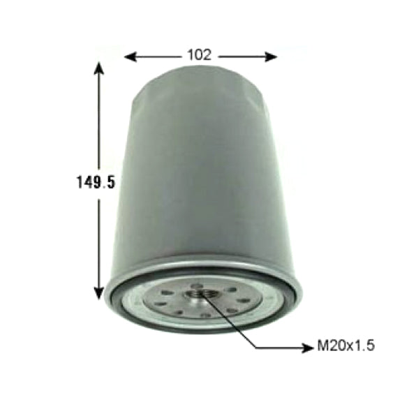 VIC Oil Filter C-504 for Kia Pregio 2.7, Isuzu C240