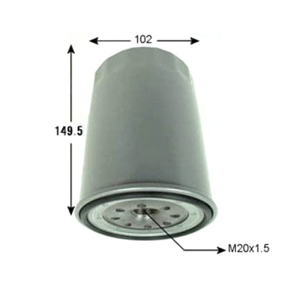 VIC Oil Filter C-504 for Kia Pregio 2.7, Isuzu C240