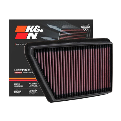 K&N Engine Air Filter Washable 33-5063 for Honda CRV 2.4 2017-2019