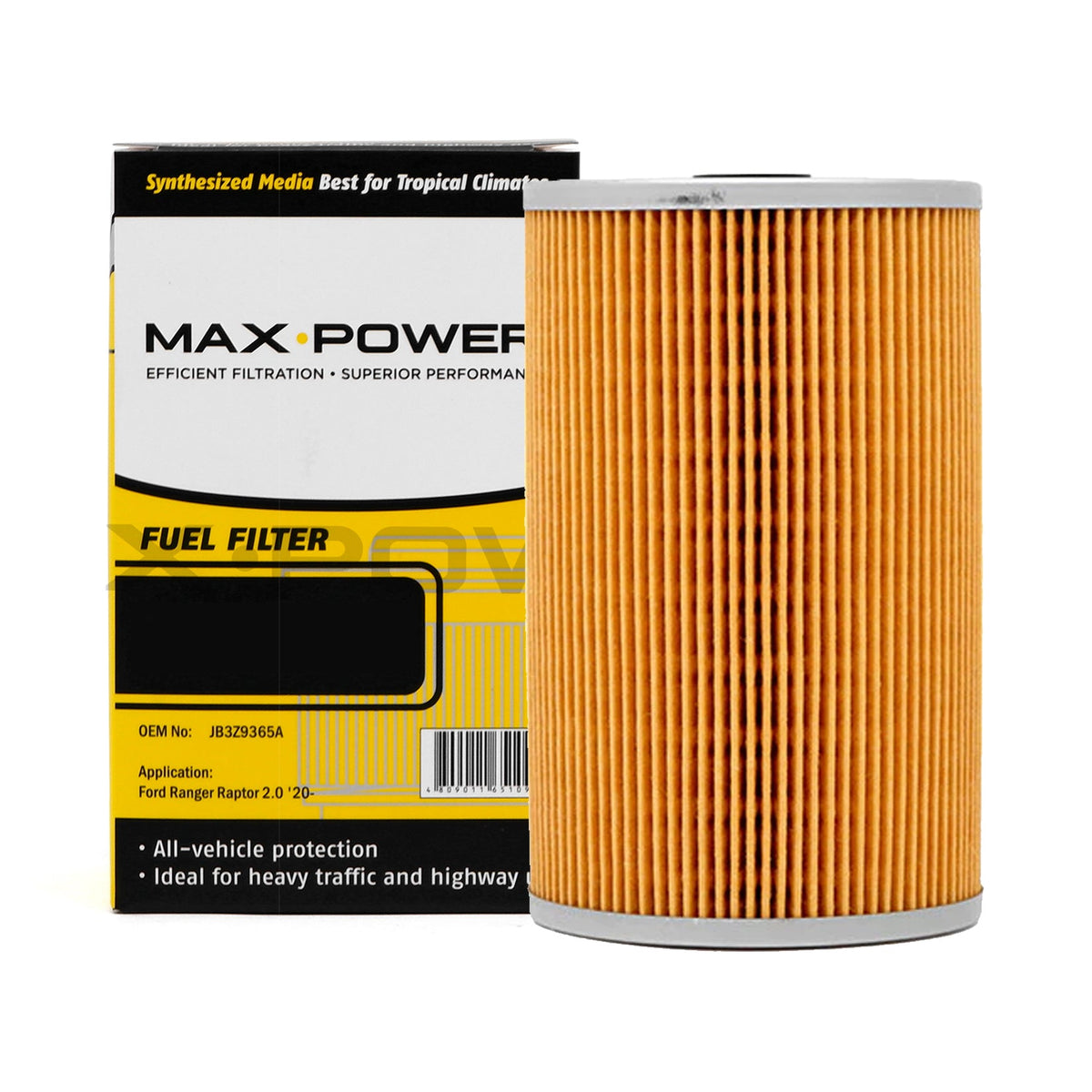 Max Power Fuel Filter MF-507 for Isuzu 6RAI/T, 6RBI/T, 6SDI/-T, 6WAI-T 8PBI/T, 10PAI