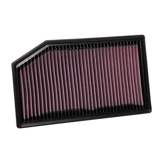 K&N Engine Air Filter Washable 33-5076 for Jeep Wrangler 2018-2021, Gladiator 2020-2021, Rubicon