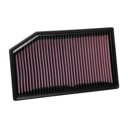 K&N Engine Air Filter Washable 33-5076 for Jeep Wrangler 2018-2021, Gladiator 2020-2021, Rubicon