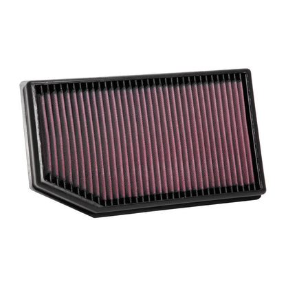 K&N Engine Air Filter Washable 33-5076 for Jeep Wrangler 2018-2021, Gladiator 2020-2021, Rubicon