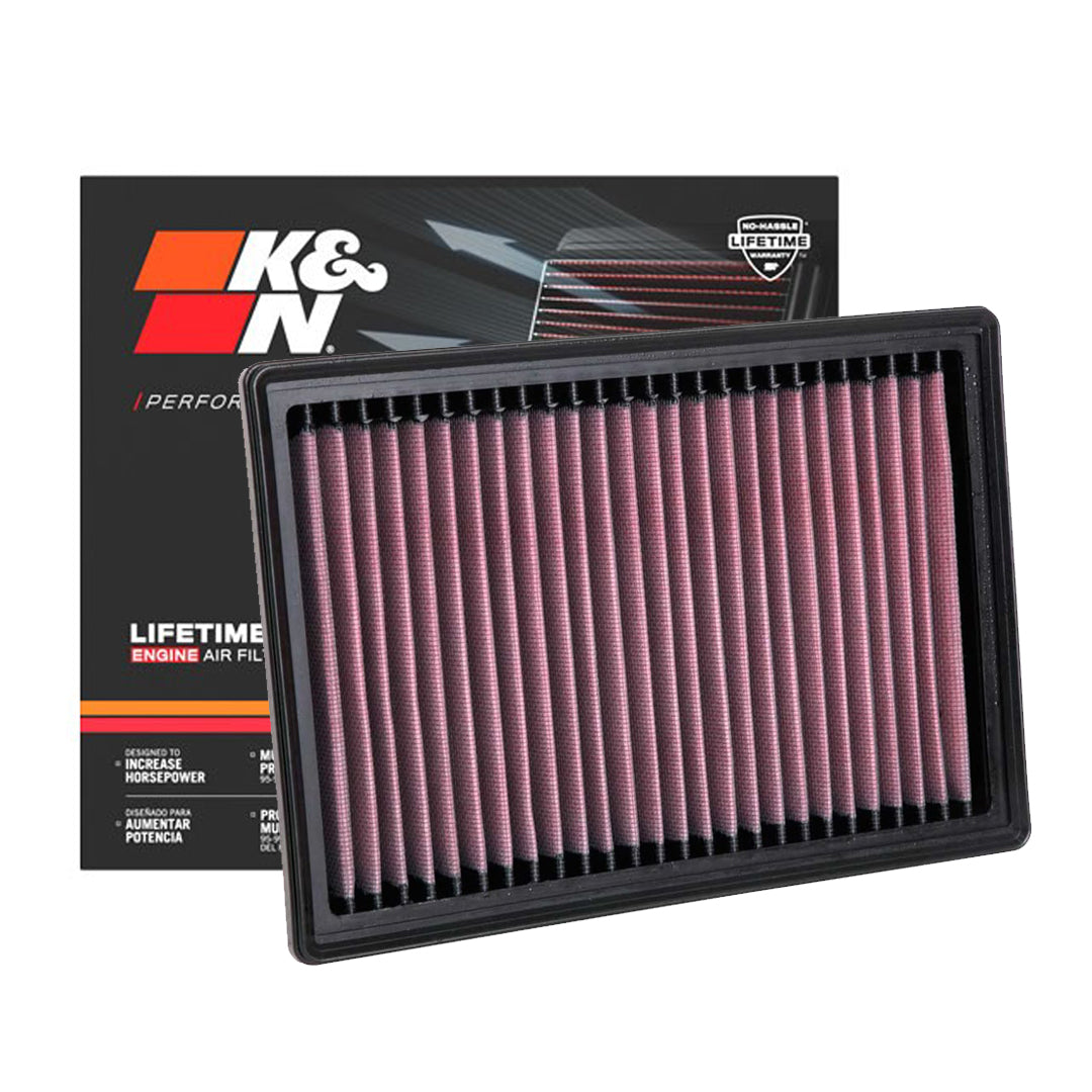 K&N Engine Air Filter Washable 33-5079 for Lexus RX450h  2016-2022, Toyota Highlander Hybrid 2017-2019