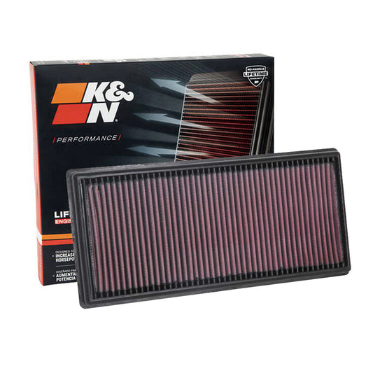 K&N Engine Air Filter Washable 33-5093 for Land Rover Defender 2016-2021, Discovery V 2019-2021, Ranger Rover 2016-2021