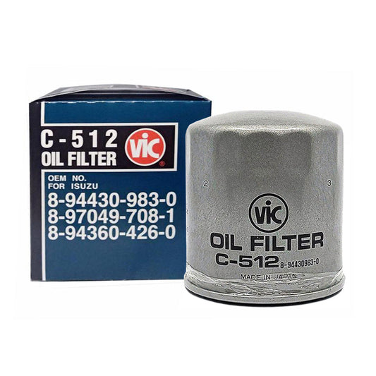 VIC Oil Filter C-512 for Isuzu Fuego, NHR 55 E, Crosswind, Hi-Lander