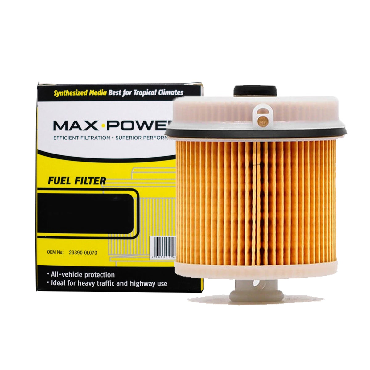 Max Power Fuel Filter MF-513 for Isuzu QKR77E, NLR85, NMR85, NPR85 2018-