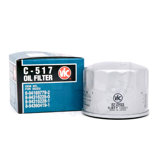 VIC Oil Filter C-517 for Isuzu 4FG1, 4HG1, 4HJ1