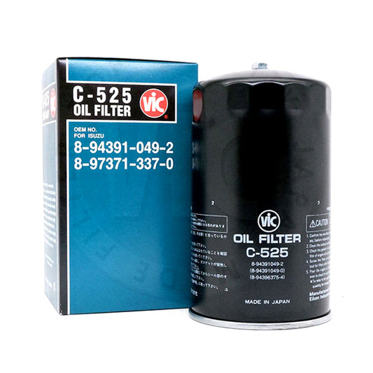 VIC Oil Filter C-525 for Isuzu 6HE1, FSR34 N & FVM34 W