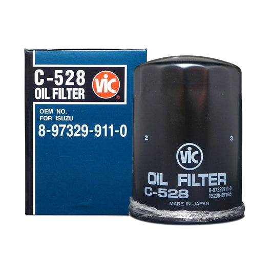 VIC Oil Filter C-528 for Isuzu NHR, D-MAX, MU-X, NLR77E