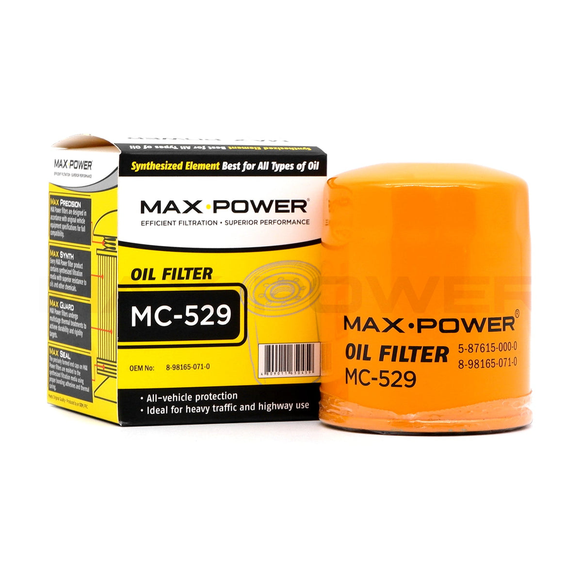 Max Power Oil Filter MC-529 for D-Max, Mu-X 2014-