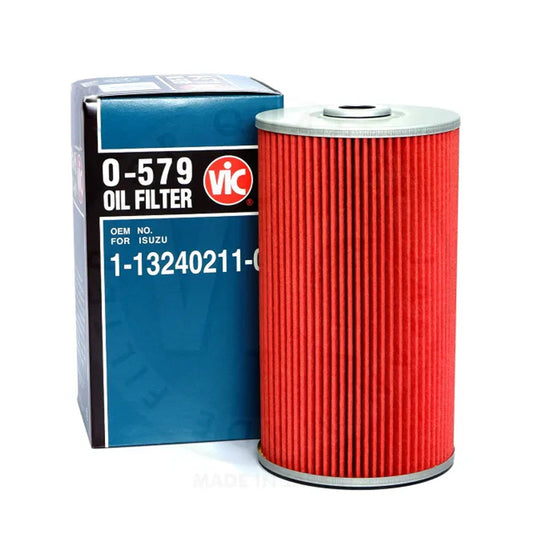 VIC Oil Filter Element Type O-579 for Isuzu Tractor XZ52 K 6WG1-TCR, Hino Truck, Bus EF500-