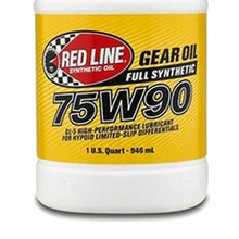 Load image into Gallery viewer, Red Line Gear Oil 75W90 GL-5 1qt.
