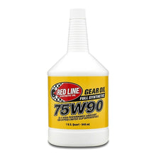 Load image into Gallery viewer, Red Line Gear Oil 75W90 GL-5 1qt.
