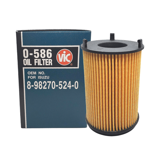 VIC Oil Filter Element Type O-586 for Isuzu MU-X LS-A RZ4E
