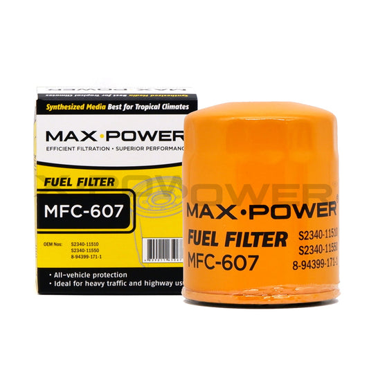 Max Power Fuel Filter MFC-607 for  Isuzu Trooper, Isuzu Elf, Forward 1990-