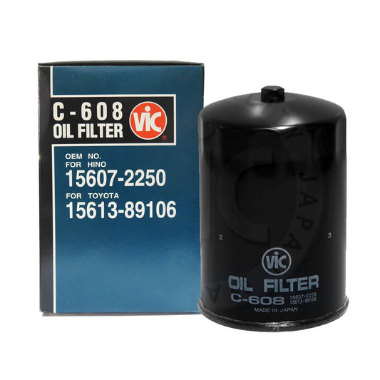 VIC Oil Filter C-608 for Hino Dutro 300, WU600L, XZU302L
