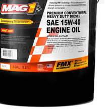 Load image into Gallery viewer, MAG1 15W40 API CK4 Premium HD Engine Oil 6gal/22.74L
