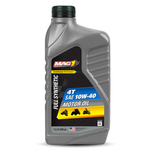 Load image into Gallery viewer, MAG1 4T 10W-40 100% Synthetic Oil JASO MA-2, SL 1qt.
