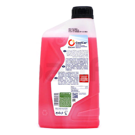 Oscar Coolant Long Life Antifreeze CoolCar G12 1 Liter