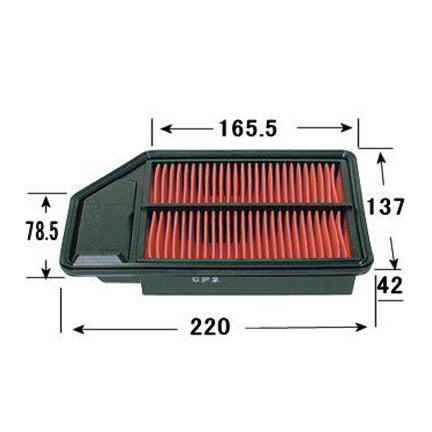VIC Air Filter A-880V for Honda City, Jazz L13A/L15A