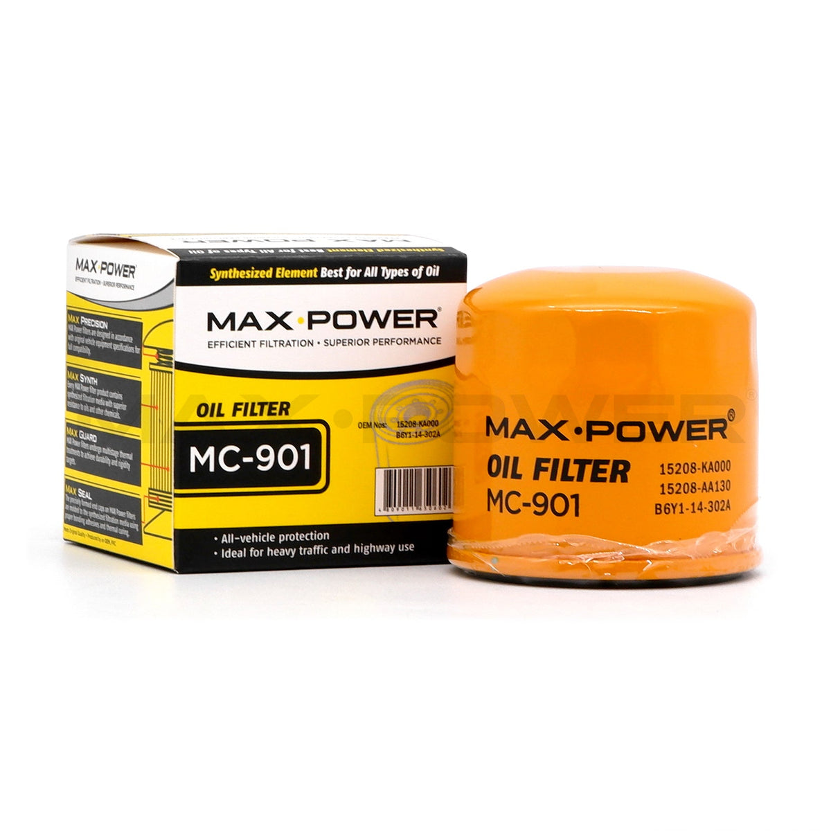 Max Power Oil Filter MC-901 for Mazda 3, Subaru Impreza, WRX, Legacy, Forester, XV
