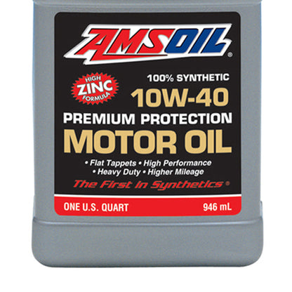 AMSOIL 100% Synthetic Oil Premium Protection 10W40 1 Quart
