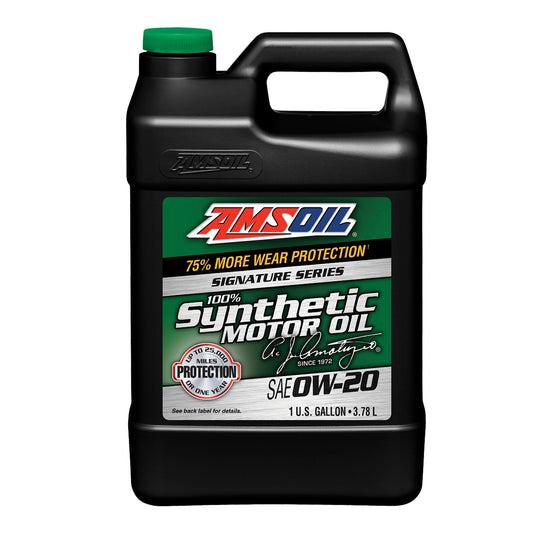 AMSOIL 100% Synthetic Gasoline Oil Signature Series 0W20 1 Gallon