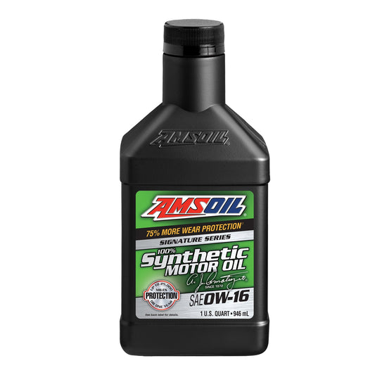 AMSOIL 100% Synthetic Gasoline Oil Signature Series 0W16 1 Quart