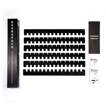 Overspec'd Chin Guard Universal Front Lip Protector Kit