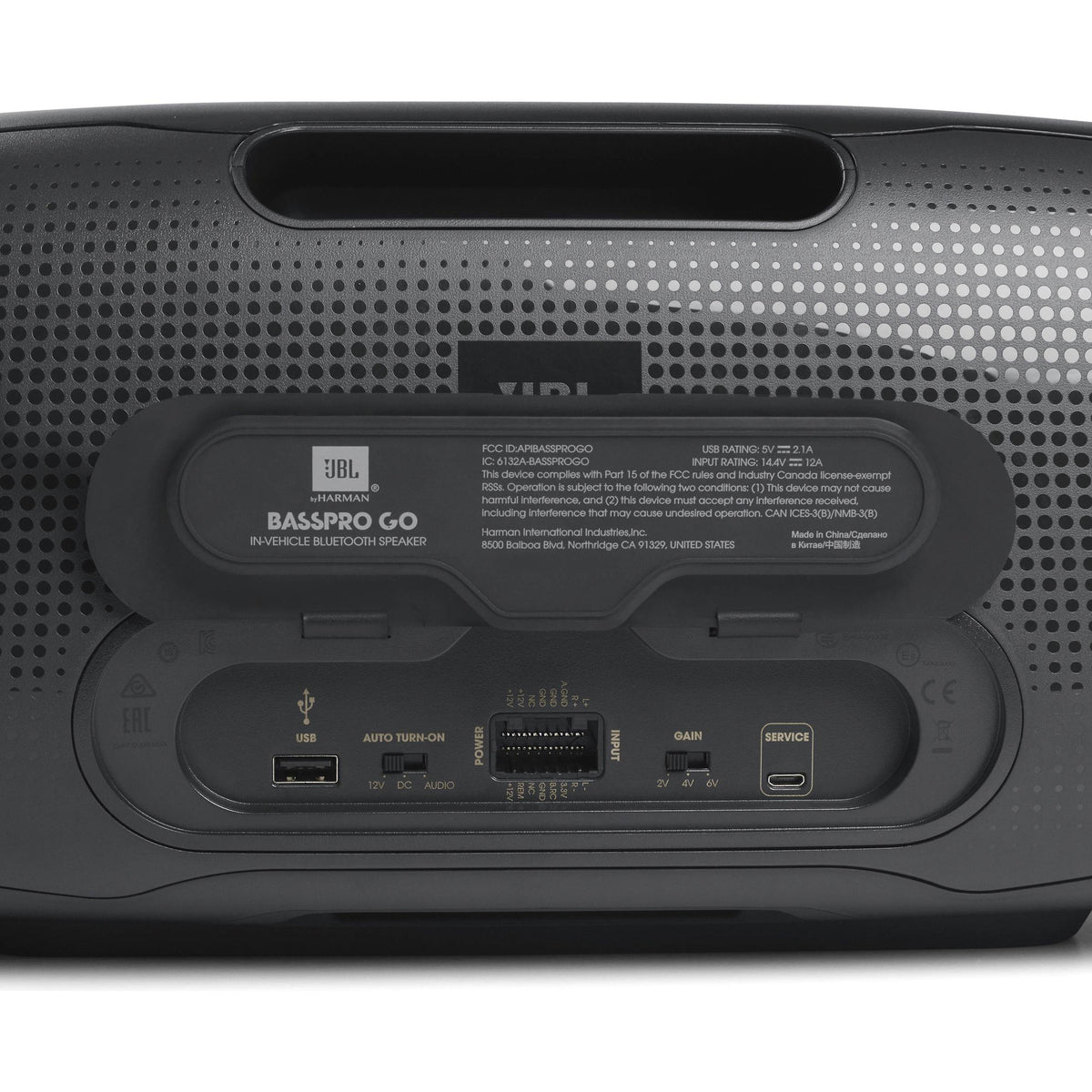 JBL Active Subwoofer Basspro Go 4.5" Full Range Portable Bluetooth Speaker 100W RMS
