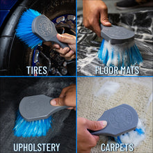 Load image into Gallery viewer, Chemical Guys Blue Stiffy Brush for Tires
