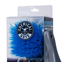 Load image into Gallery viewer, Chemical Guys Blue Stiffy Brush for Tires
