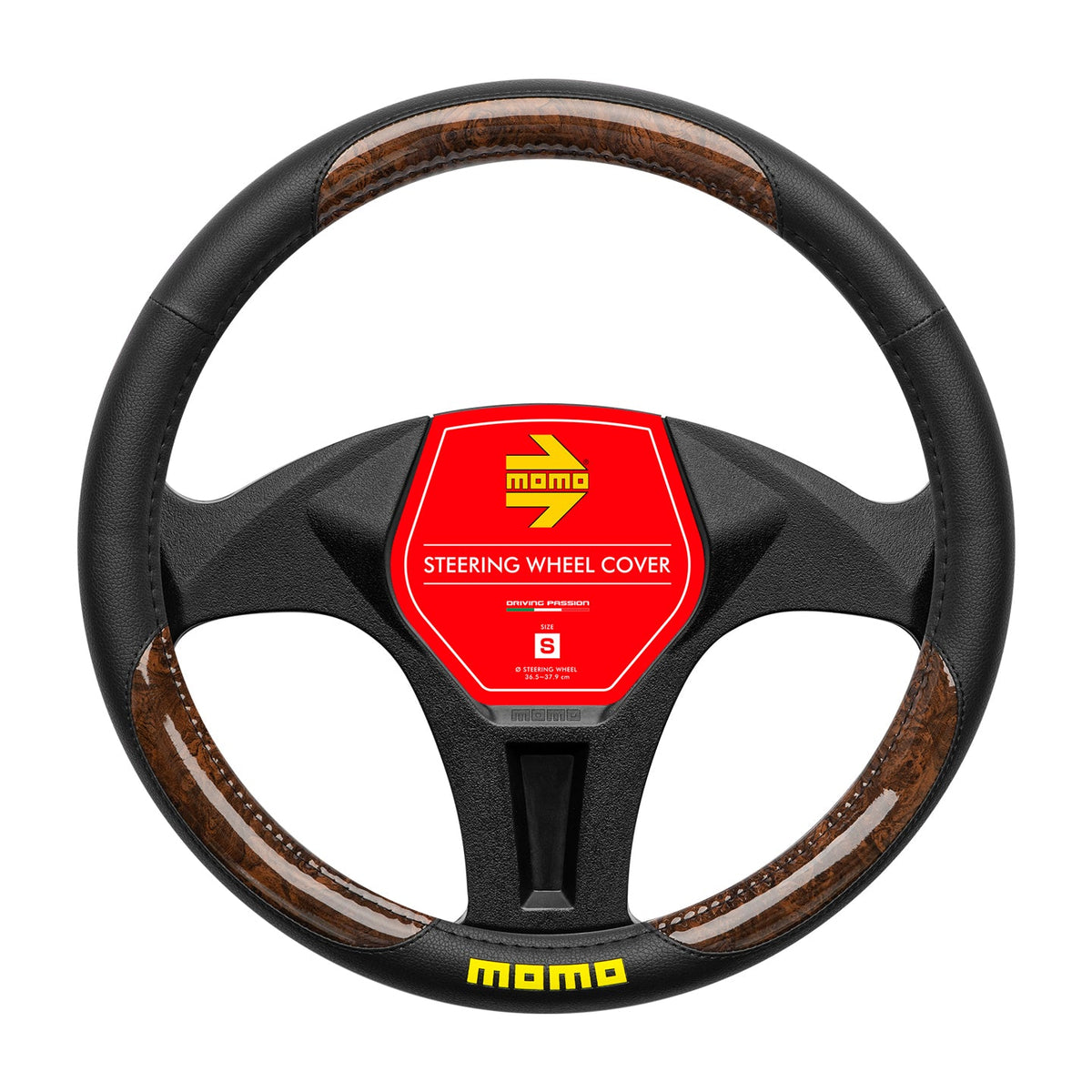MOMO Steering Cover Briar Black/Brown