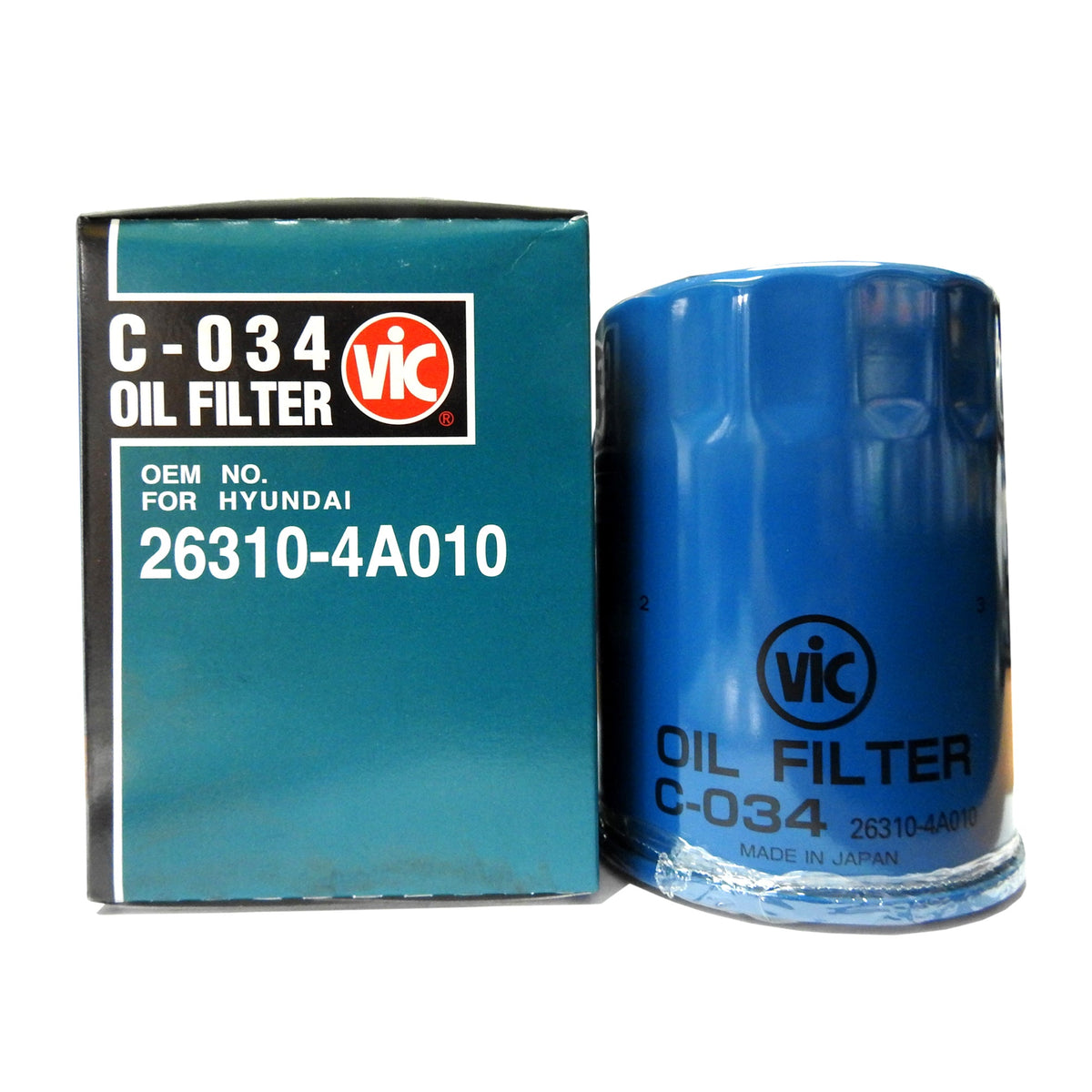 VIC Oil Filter C-034 for Hyundai Starex, Kia Sorento