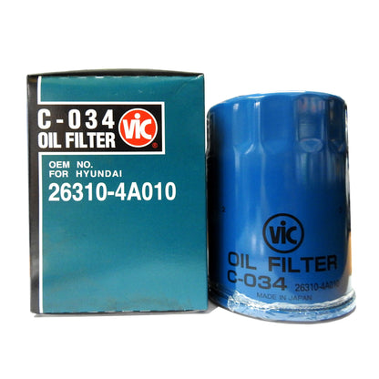 VIC Oil Filter C-034 for Hyundai Starex, Kia Sorento