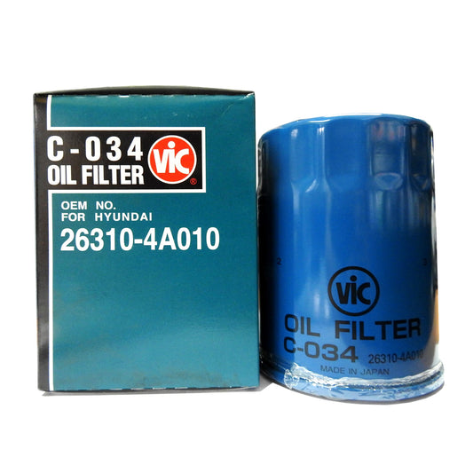 VIC Oil Filter C-034 for Hyundai Starex, Kia Sorento