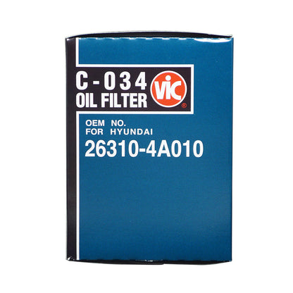 VIC Oil Filter C-034 for Hyundai Starex, Kia Sorento