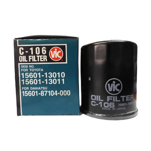 VIC Oil Filter C-106 for Toyota Tamaraw GL Gas, Lite Ace 5K