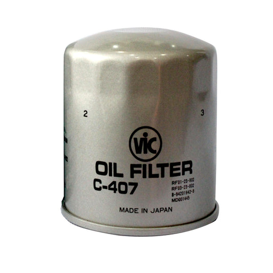 VIC Oil Filter C-407 for Mitsubishi Lancer SL. GSR Box Type, Galant, Kia Besta 2.2 Dsl